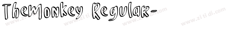 TheMonkey Regular字体转换